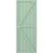 Ekena Millwork Americraft 6-Board Wood 2 Equal Panel Frmd Board-n-Batten Shutters w/Dbl Z-Bar, ARW102BF621X77SGH, PR ARW102BF621X77SGH - alternate 3